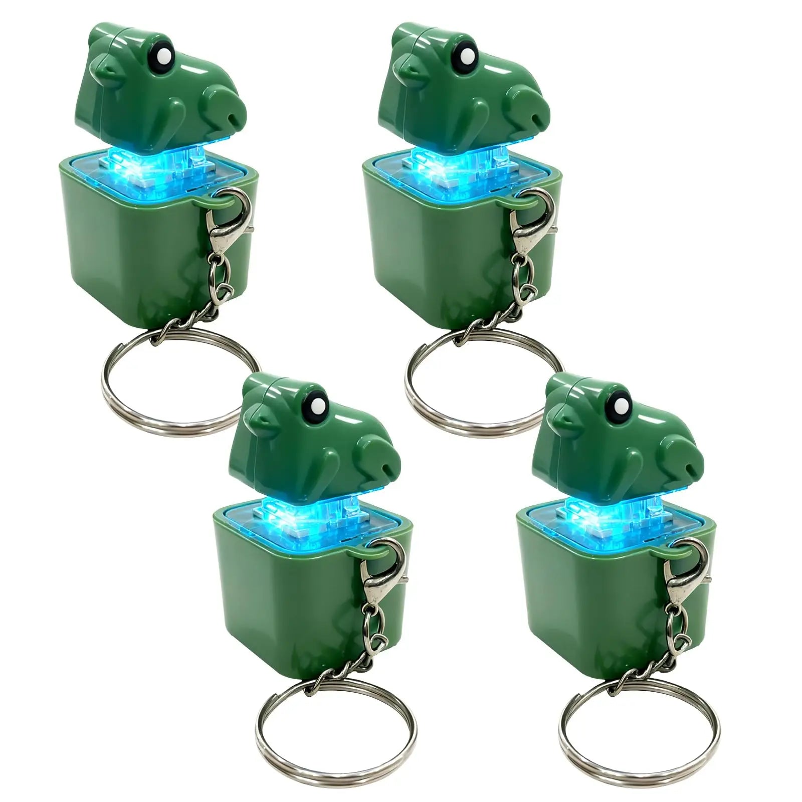 Rechargeable Frog Fidget Keychain With Sound And LED