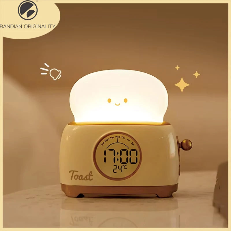 Kids Digital Alarm Clock With Dimmable LED Night Light