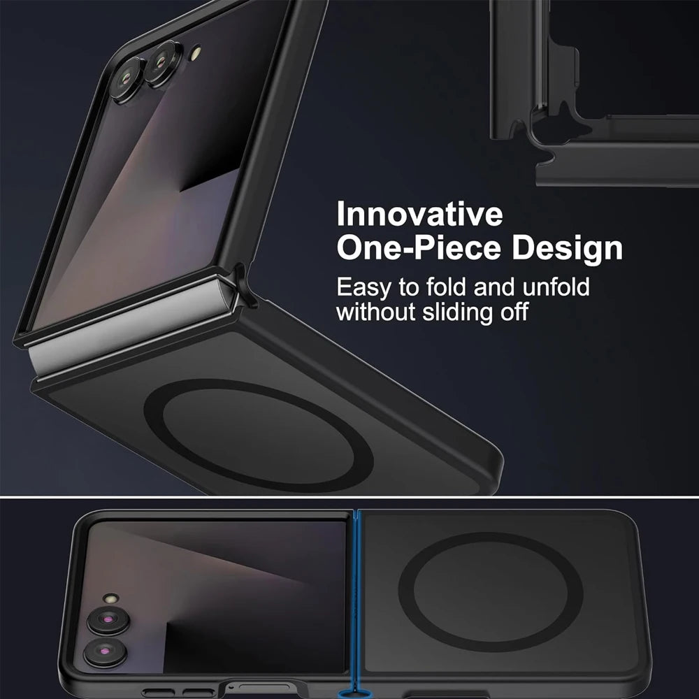Magnetic Translucent Case For Samsung Galaxy Z Flip 7