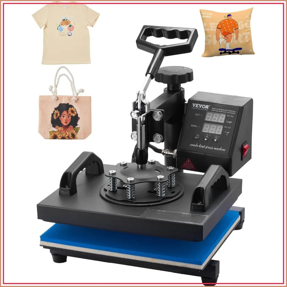 12x10 in Clamshell Heat Press โ Digital 650W Machine
