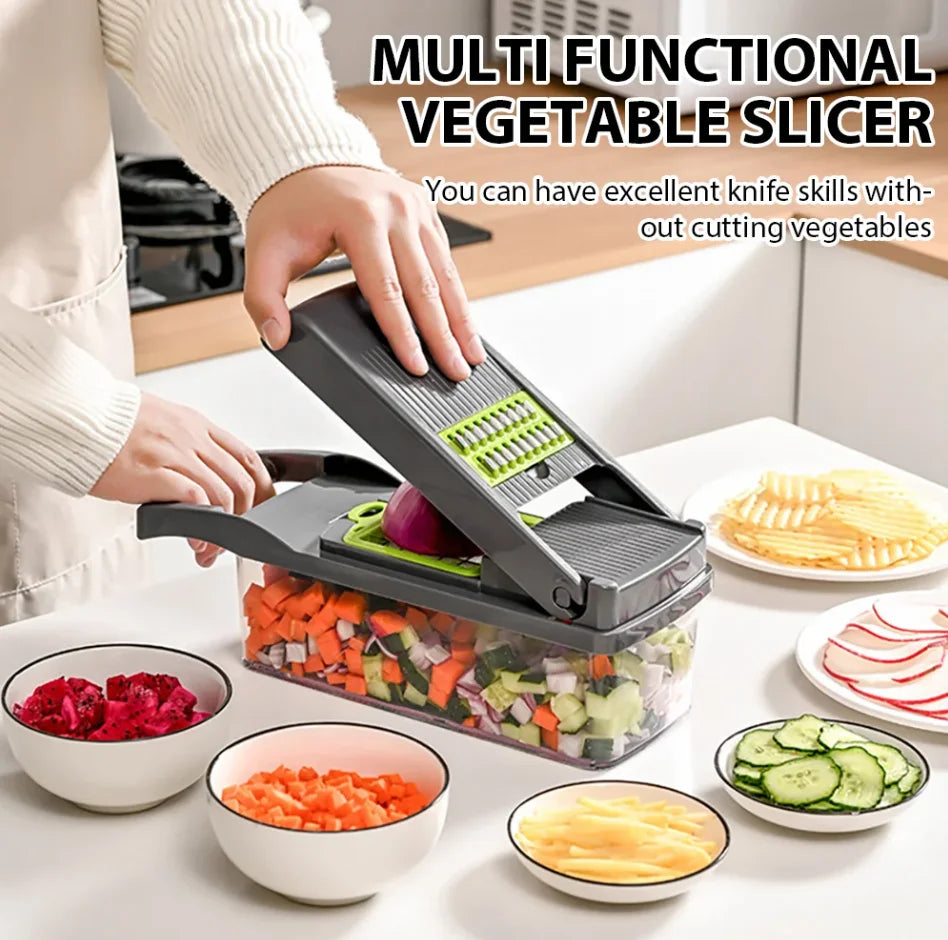 Multifunctional Vegetable Chopper And Slicer Set - ππππππ