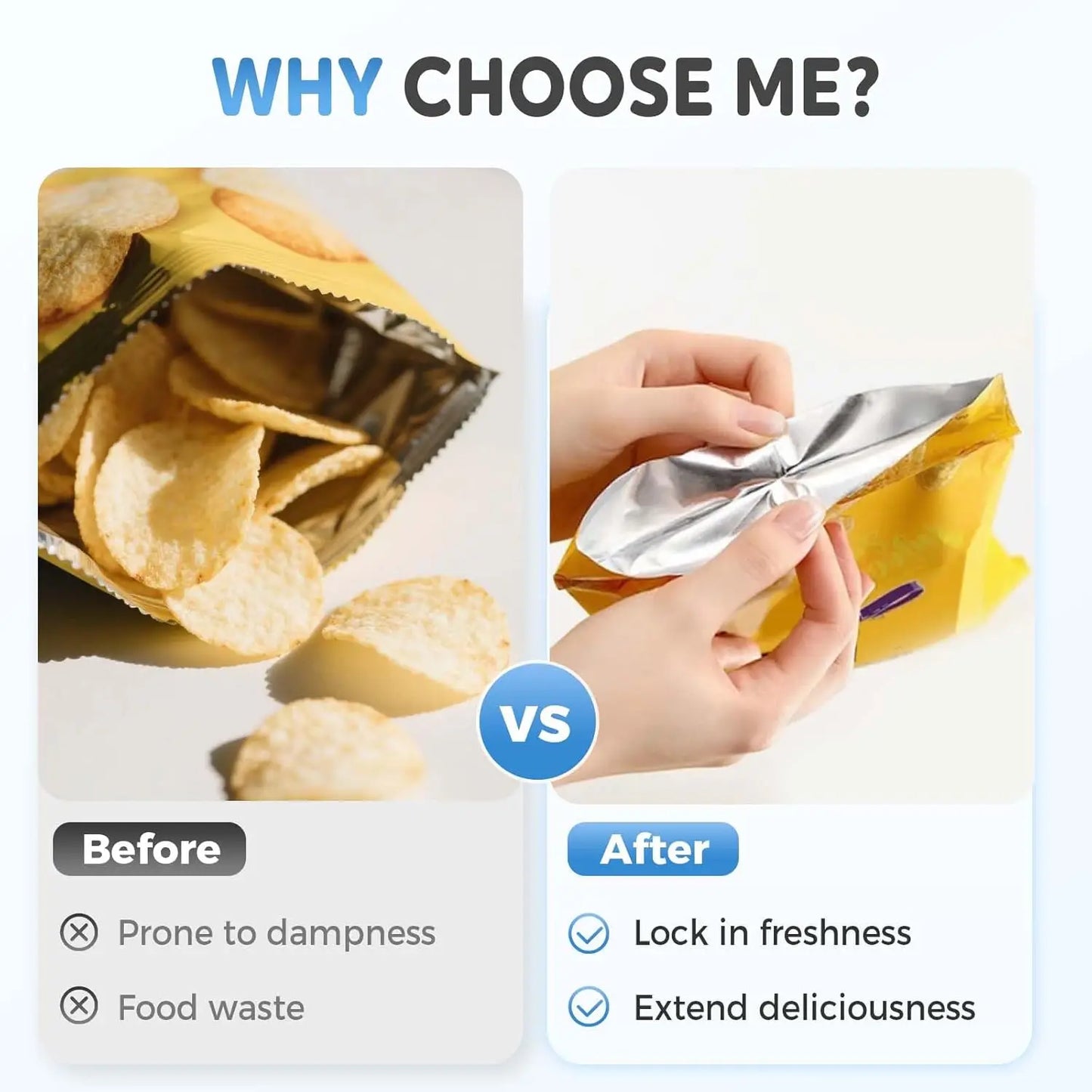 Mini Heat Bag Sealer with Cutter – USB-C Rechargeable - 𝖁𝖎𝖛𝖆𝖈𝖊