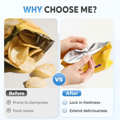 Mini Heat Bag Sealer with Cutter – USB-C Rechargeable - 𝖁𝖎𝖛𝖆𝖈𝖊