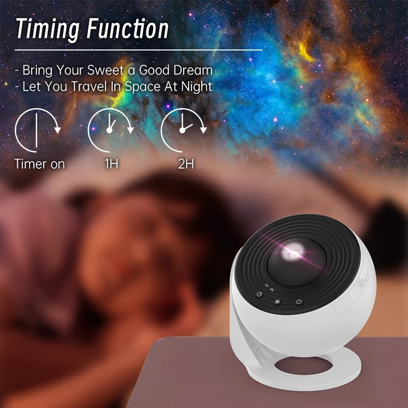 Galaxy Star Projector Night Light for Kids Bedrooms