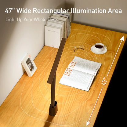 LED Desk Lamp With Auto Dimming – Eye-Caring, Foldable