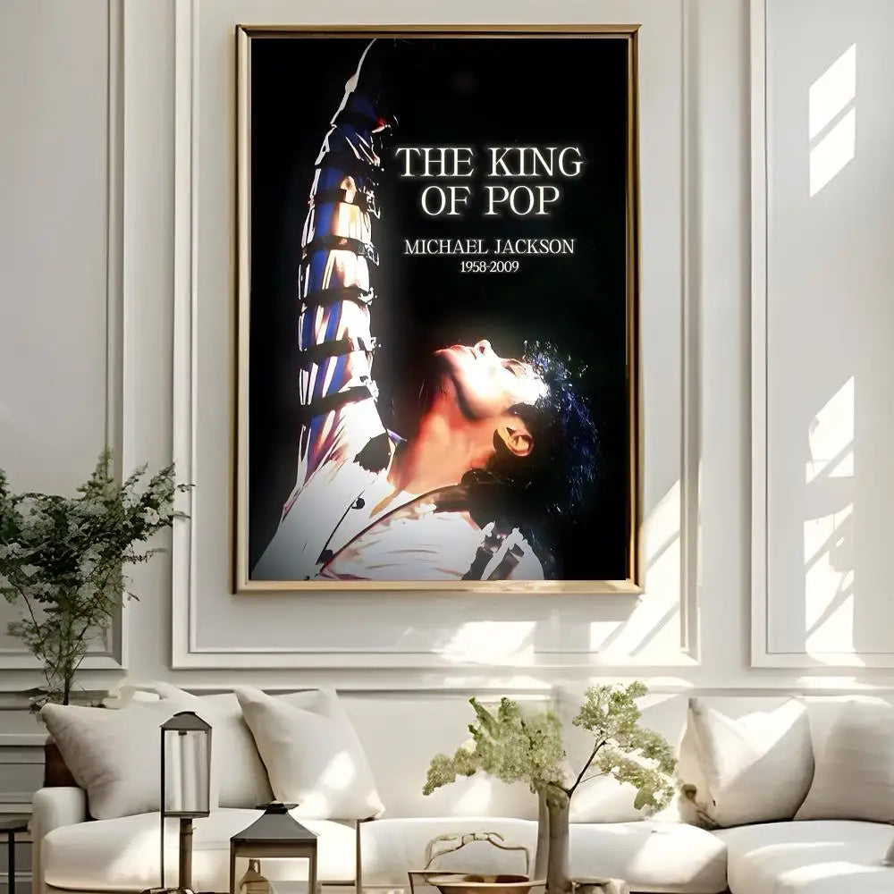 Pop Legend Wall Art Poster – A4 Self-Adhesive Decor