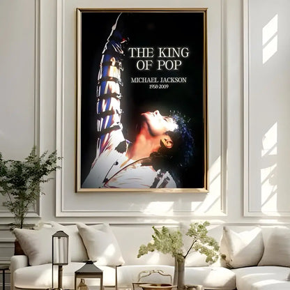 Pop Legend Wall Art Poster – A4 Self-Adhesive Decor