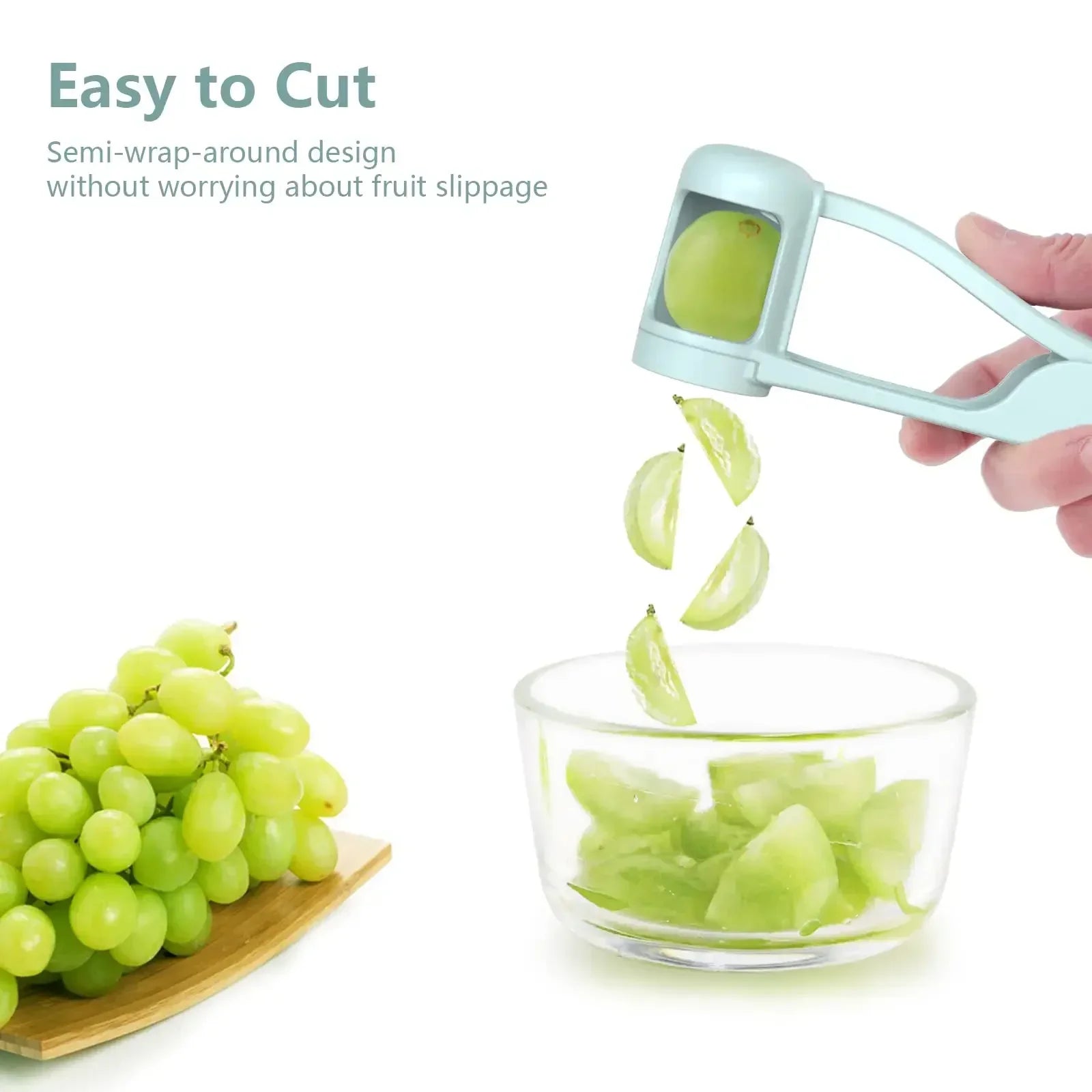 Grape And Cherry Tomato Slicer – Quick 4-Section Cutter - 𝖁𝖎𝖛𝖆𝖈𝖊