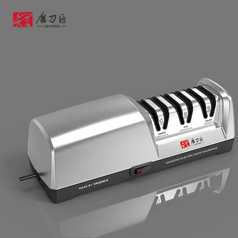 Electric Knife Sharpener With Ceramic Sharpening Slots - 𝖁𝖎𝖛𝖆𝖈𝖊