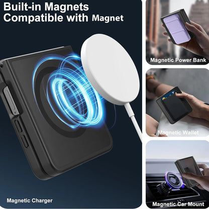 Magnetic Translucent Case For Samsung Galaxy Z Flip 7