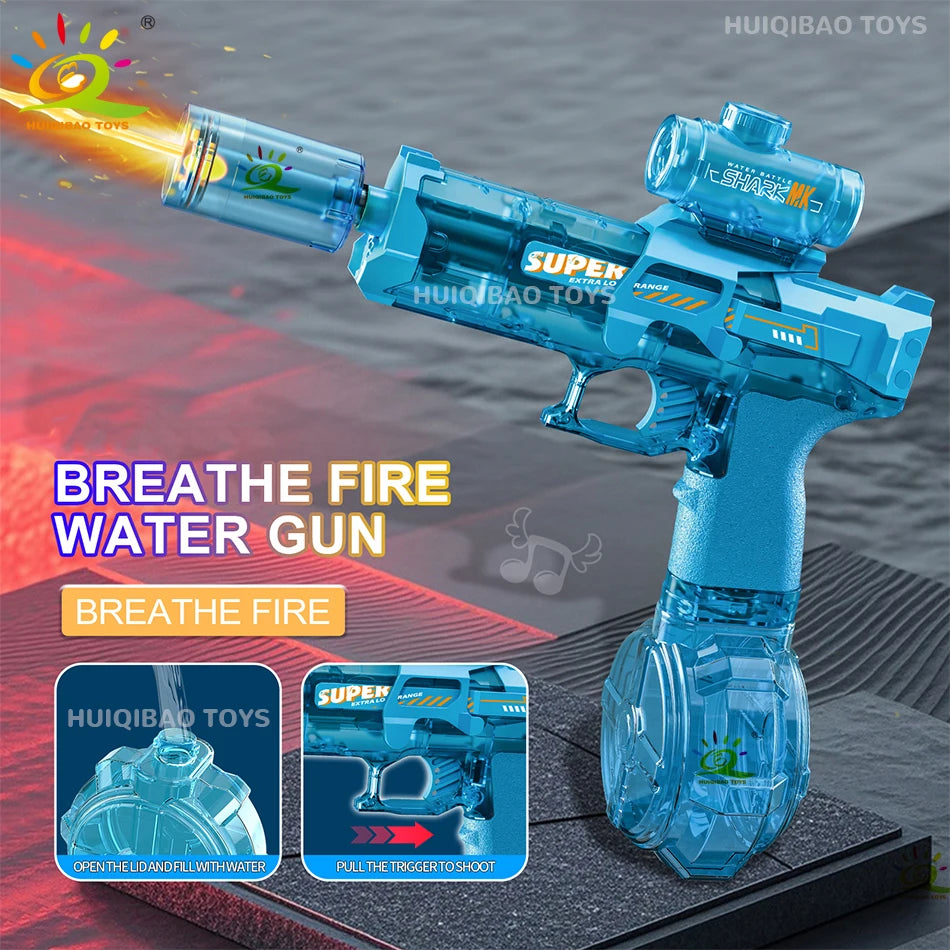 Electric Pulse Water Gun With Lights – Automatic Water Blaster