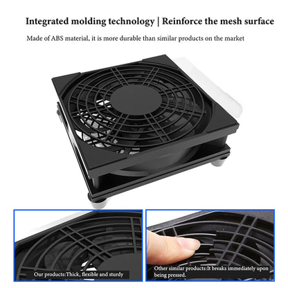 USB Desk Fan with 3-Speed Silent Cooling and Controller