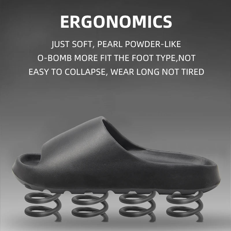 Men's EVA home bathroom anti slip slippers（Product does not come with packaging box）