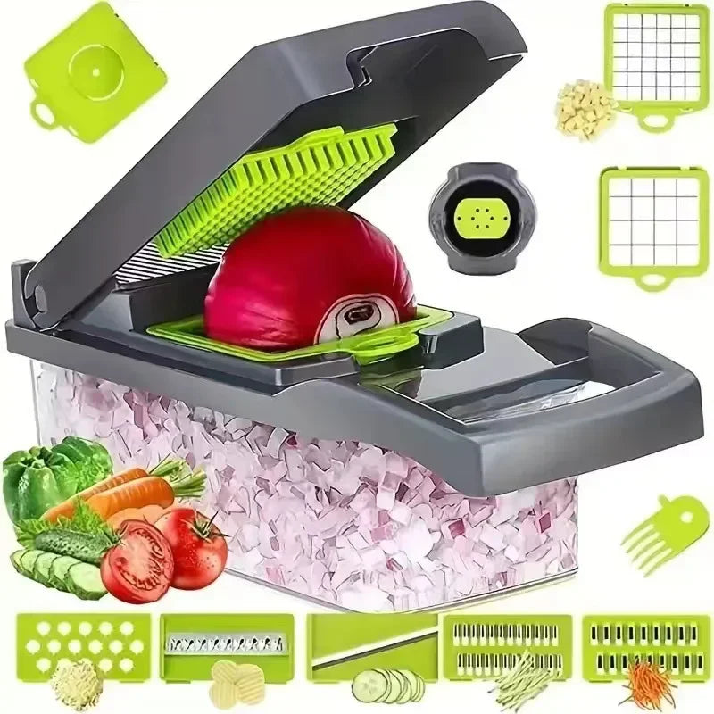 Multifunctional Vegetable Chopper And Slicer Set - 𝖁𝖎𝖛𝖆𝖈𝖊