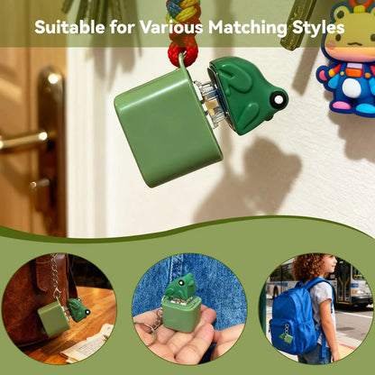Rechargeable Frog Fidget Keychain With Sound And LED