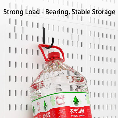Wall-Mounted Pegboard Organizer Panel for Home Storage
