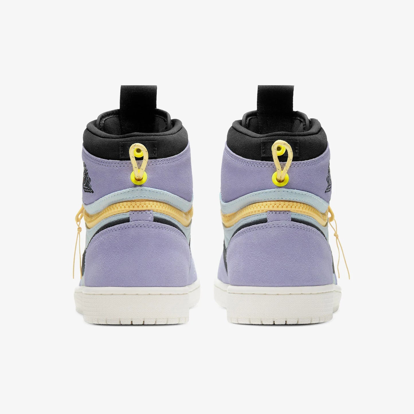 Men's High-Top Skate Sneakers With Zip Closure