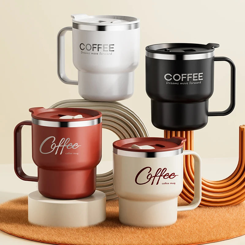 304 Stainless Steel Double Wall Insulated Coffee Mug - 𝖁𝖎𝖛𝖆𝖈𝖊