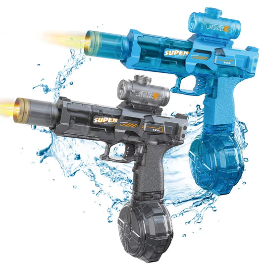 Electric Pulse Water Gun With Lights – Automatic Water Blaster