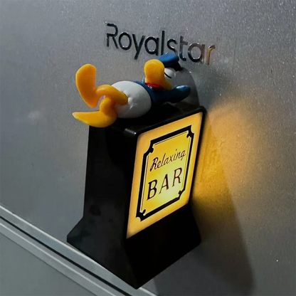Magnetic LED Fridge Sticker – Luminous Touch Light Decor