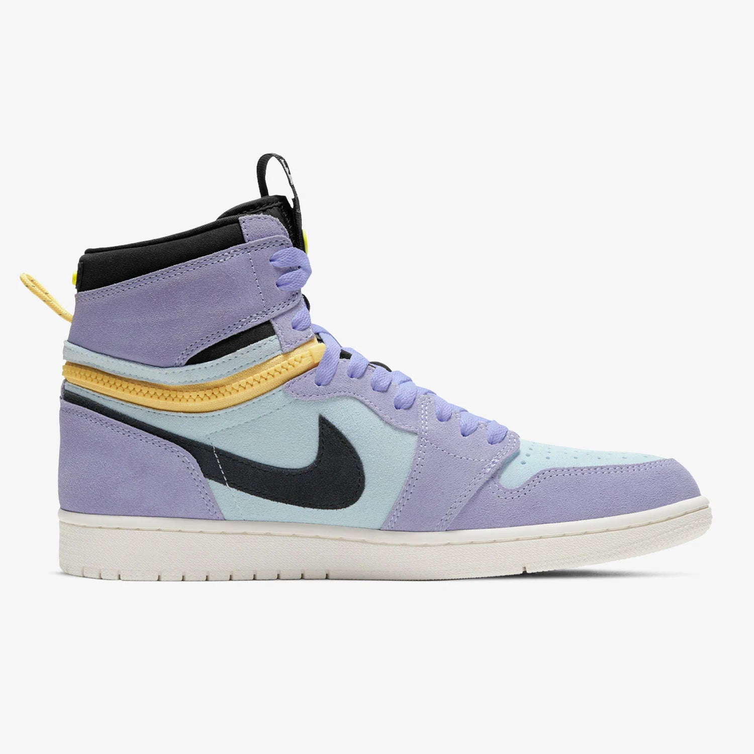 Men's High-Top Skate Sneakers With Zip Closure
