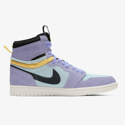 Men's High-Top Skate Sneakers With Zip Closure