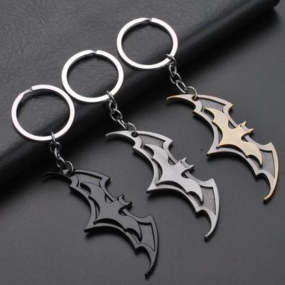 Metal Bat Keychain Accessory for Cars, Bags and Keys