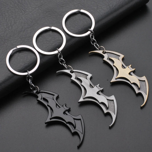Metal Bat Keychain Accessory for Cars, Bags and Keys