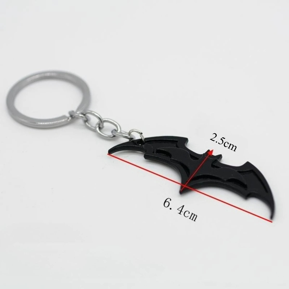Metal Bat Keychain Accessory for Cars, Bags and Keys