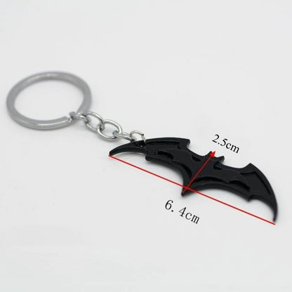Metal Bat Keychain Accessory for Cars, Bags and Keys