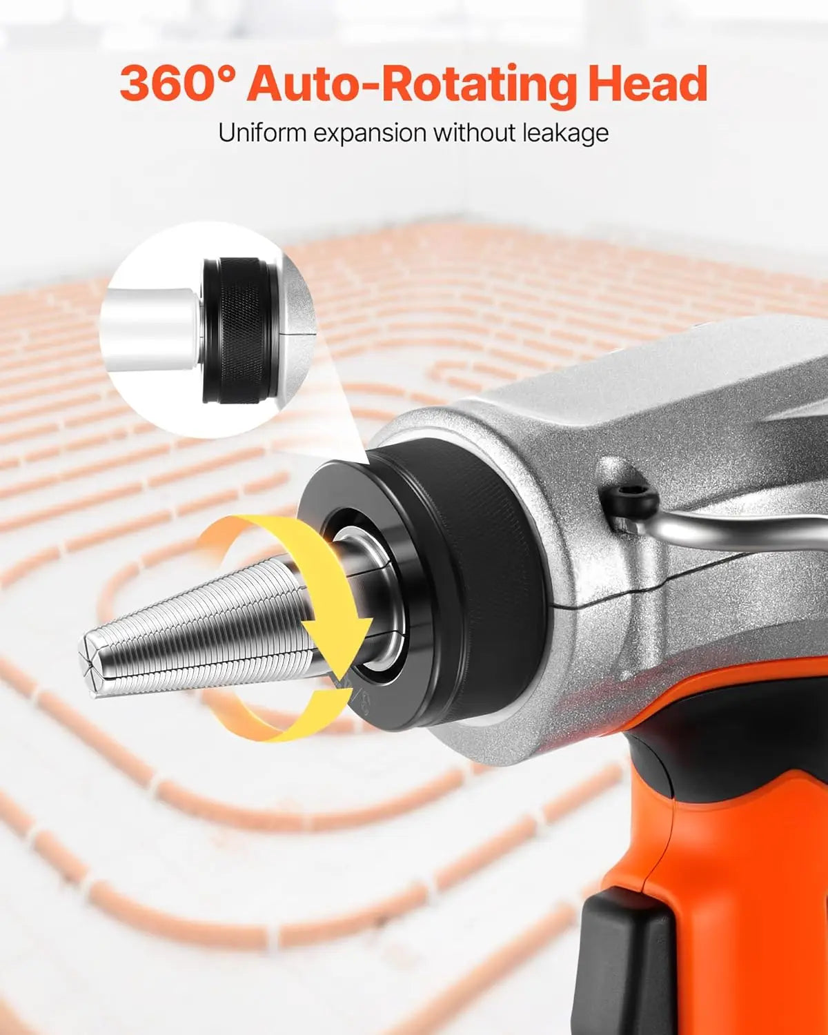 Cordless PEX-A Pipe Expander Tool – 20V Electric Kit