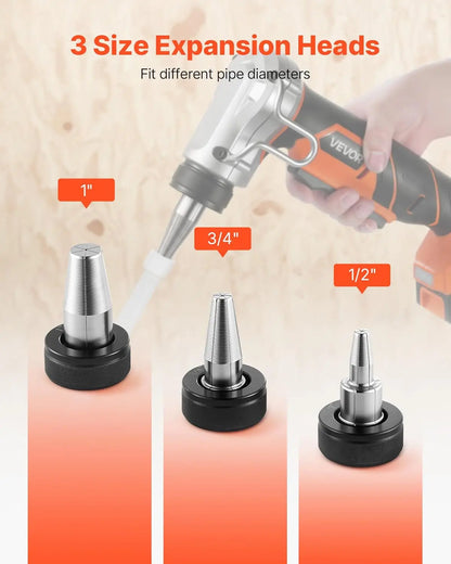 Cordless PEX-A Pipe Expander Tool – 20V Electric Kit