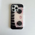 Cartoon Anime Shinning Eyes Cute Phone Case for IPhone 17 16 15 14 13 Pro Max Girl Glittering
