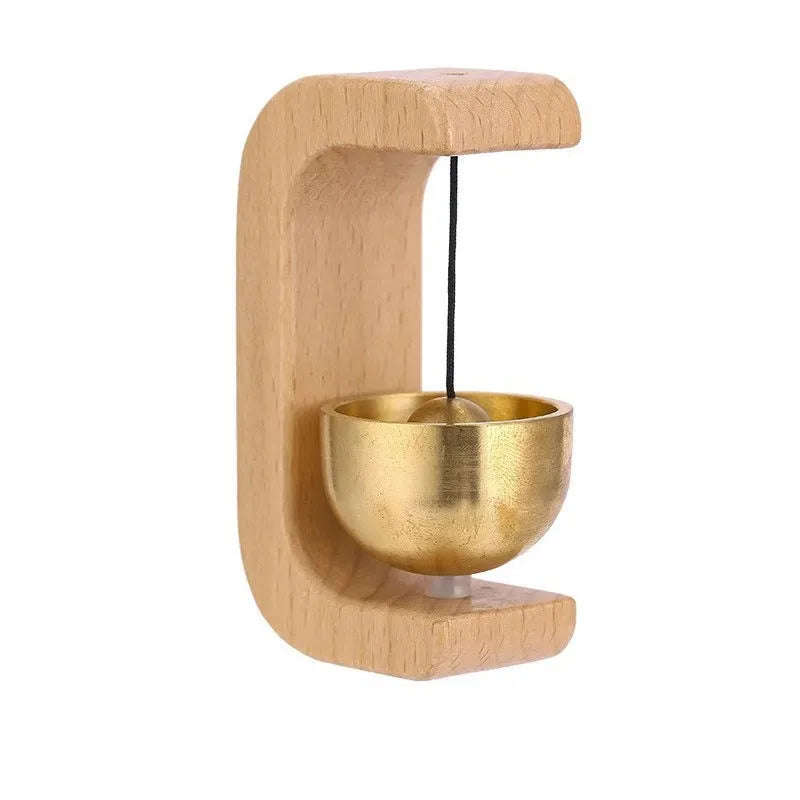 Hanging Decorations Japanese Wooden Wind Chimes Wireless Doorbell Entrance Door Bell