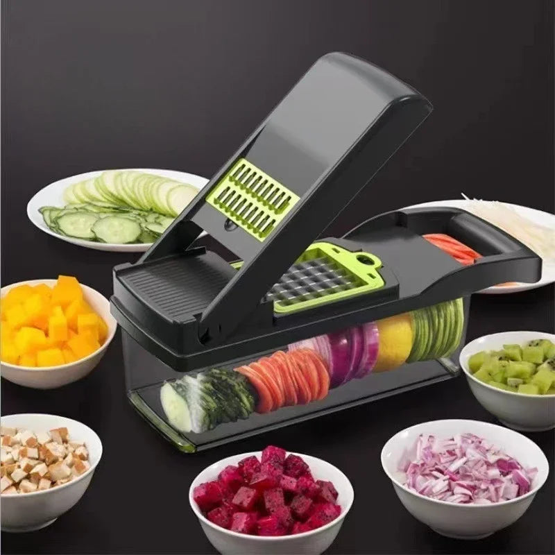 Multifunctional Vegetable Chopper And Slicer Set - 𝖁𝖎𝖛𝖆𝖈𝖊