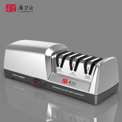Electric Knife Sharpener With Ceramic Sharpening Slots - 𝖁𝖎𝖛𝖆𝖈𝖊
