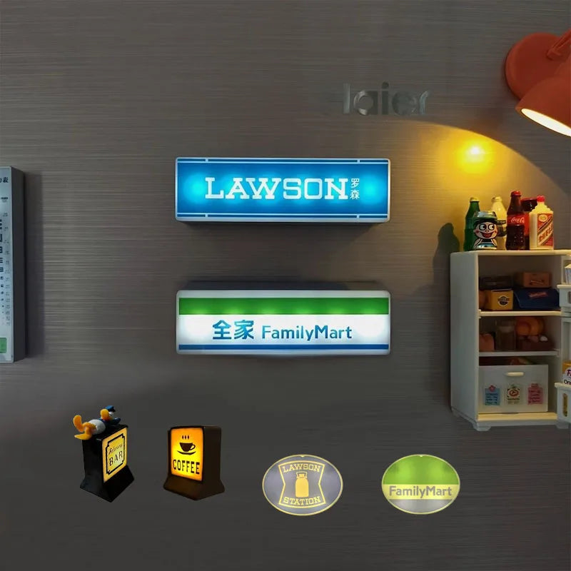 Magnetic LED Fridge Sticker – Luminous Touch Light Decor