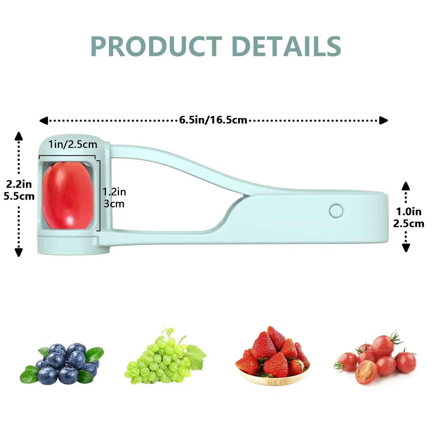 Grape And Cherry Tomato Slicer – Quick 4-Section Cutter - 𝖁𝖎𝖛𝖆𝖈𝖊