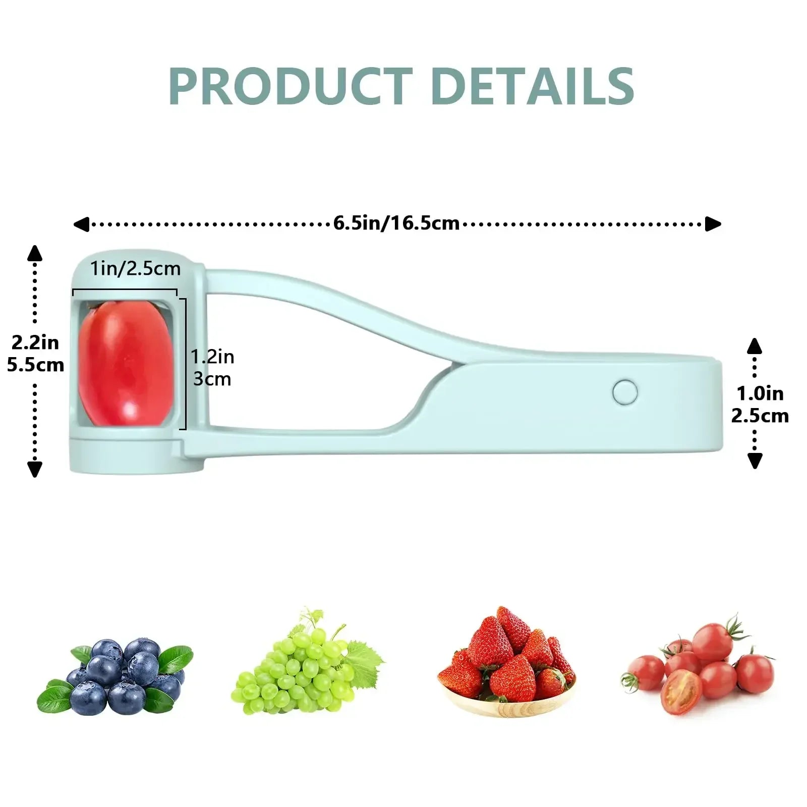 Grape And Cherry Tomato Slicer – Quick 4-Section Cutter - 𝖁𝖎𝖛𝖆𝖈𝖊
