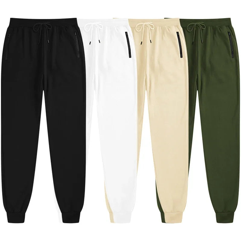 Men's Fleece Jogger Sweatpants with Elastic Waist