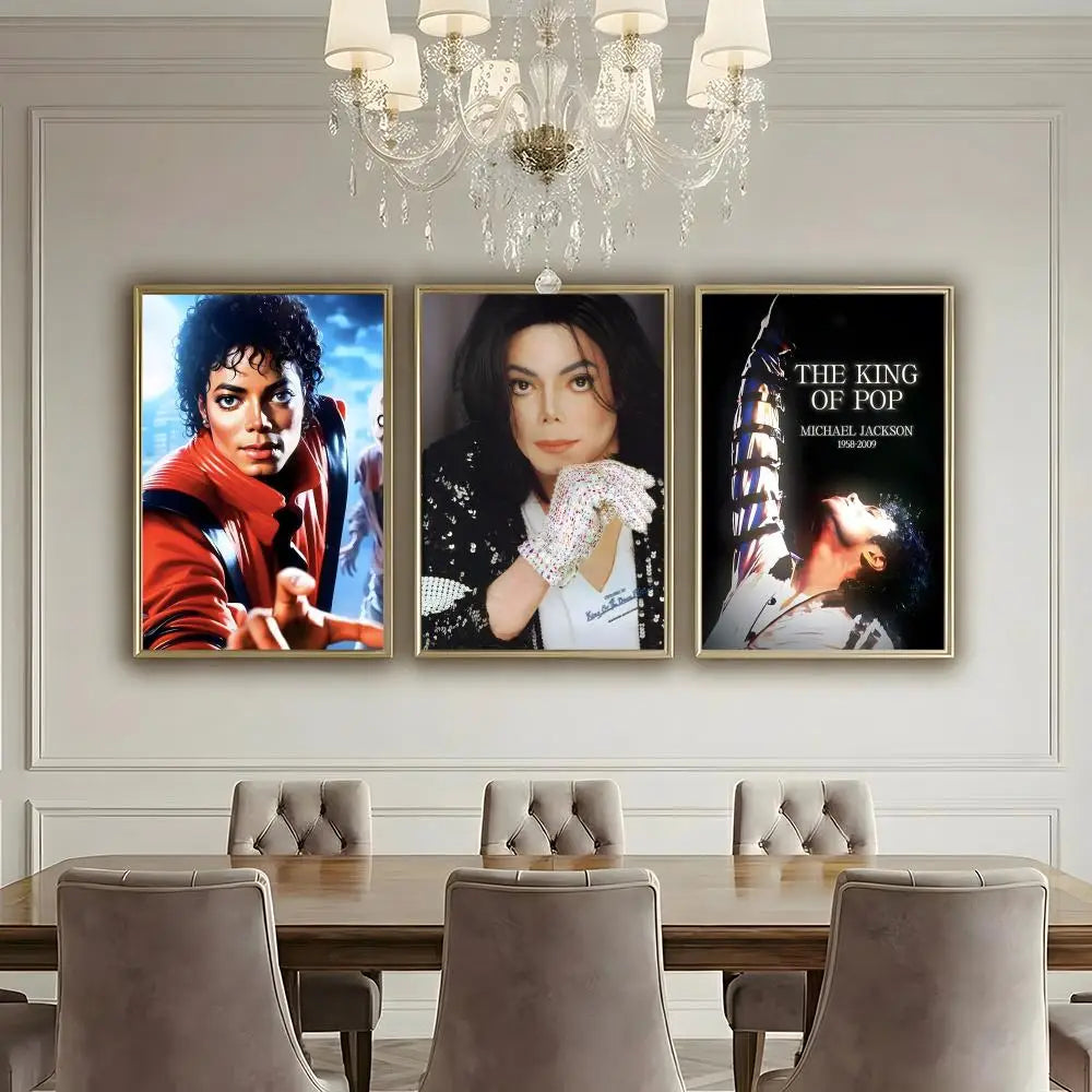 Pop Legend Wall Art Poster – A4 Self-Adhesive Decor
