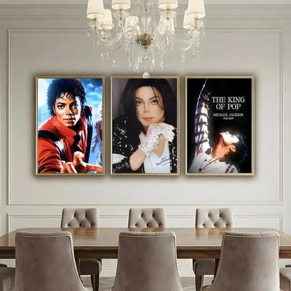 Pop Legend Wall Art Poster – A4 Self-Adhesive Decor