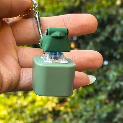Rechargeable Frog Fidget Keychain With Sound And LED