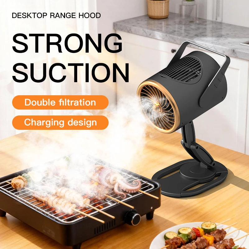 Portable Foldable Desktop Range Hood Exhaust Fan