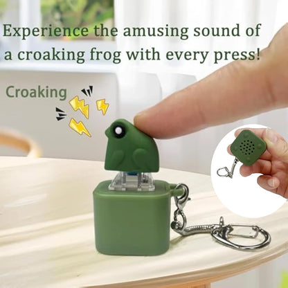 Rechargeable Frog Fidget Keychain With Sound And LED