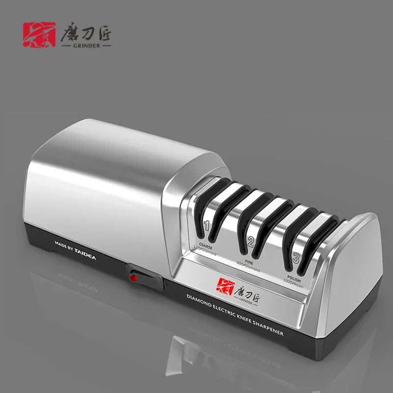 Electric Knife Sharpener With Ceramic Sharpening Slots - 𝖁𝖎𝖛𝖆𝖈𝖊