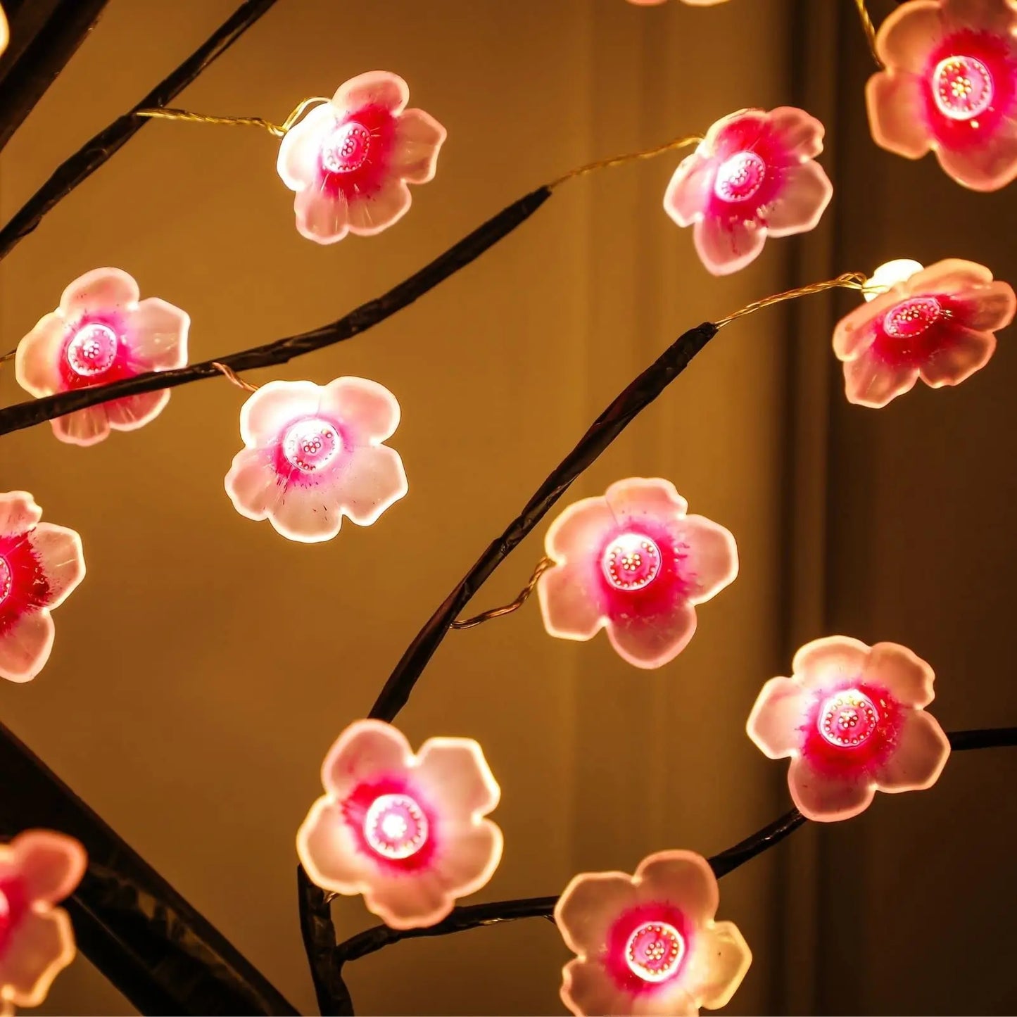 Cherry Blossom Tree LED Night Light with Touch Sensor