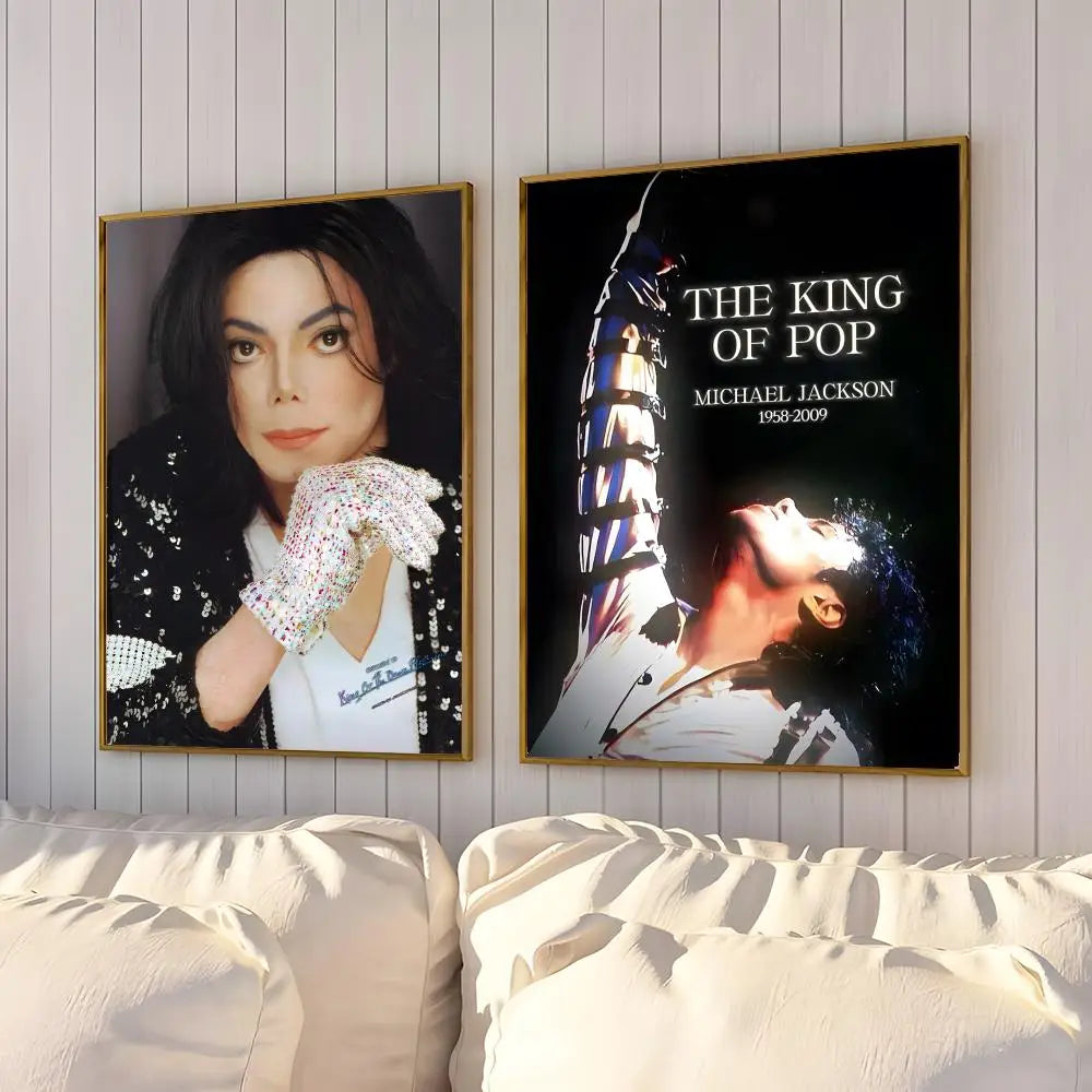 Pop Legend Wall Art Poster โ A4 Self-Adhesive Decor