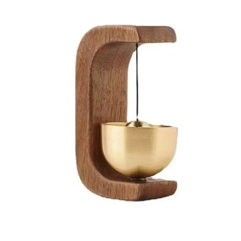 Hanging Decorations Japanese Wooden Wind Chimes Wireless Doorbell Entrance Door Bell