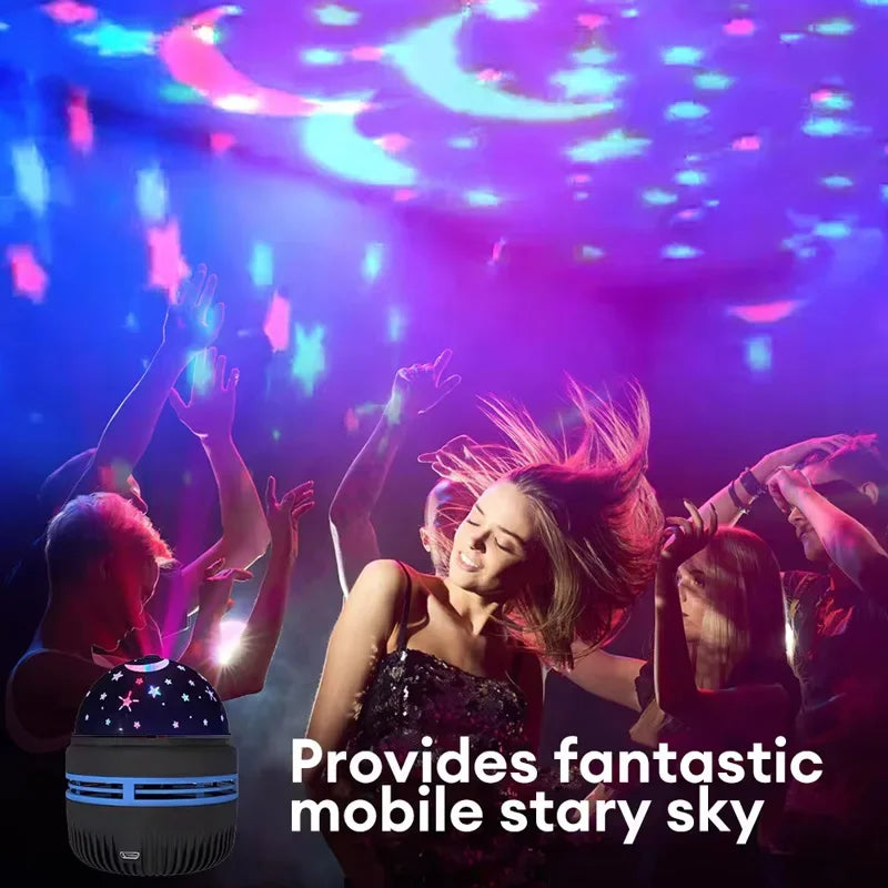LED Starry Sky Night Lights USB Projector Lamp Magic Ball Moon